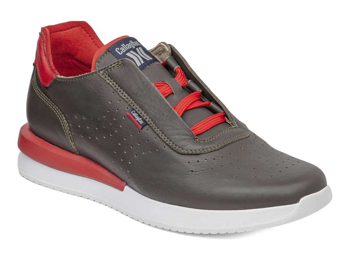 Callaghan 51101 Moses Scarpe Da Ginnastica Uomo Verdi Rosse | VEC6255RR