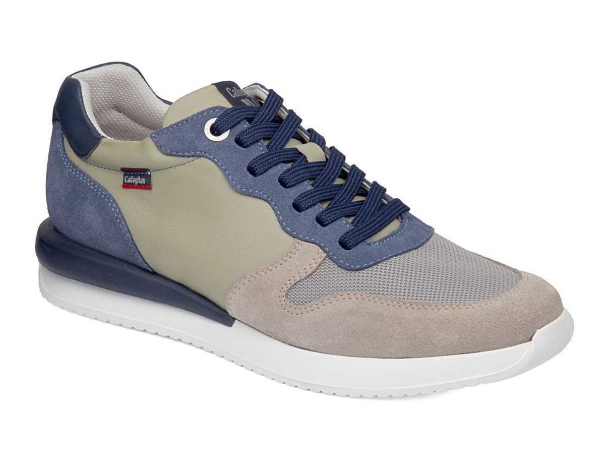 Callaghan 51103 Moses Scarpe Da Ginnastica Uomo Beige Grigie Verdi | LGX9578CJ