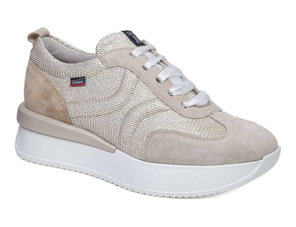 Callaghan 51200 Dina Scarpe Da Ginnastica Donna Bianche Beige | JGO4466SQ