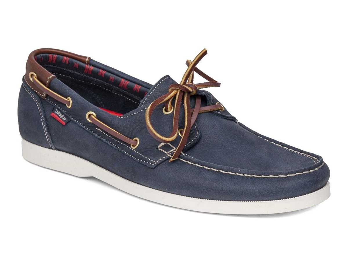 Callaghan 51600 Yate Scarpe Barca Uomo Blu Marroni | FTU7438WJ