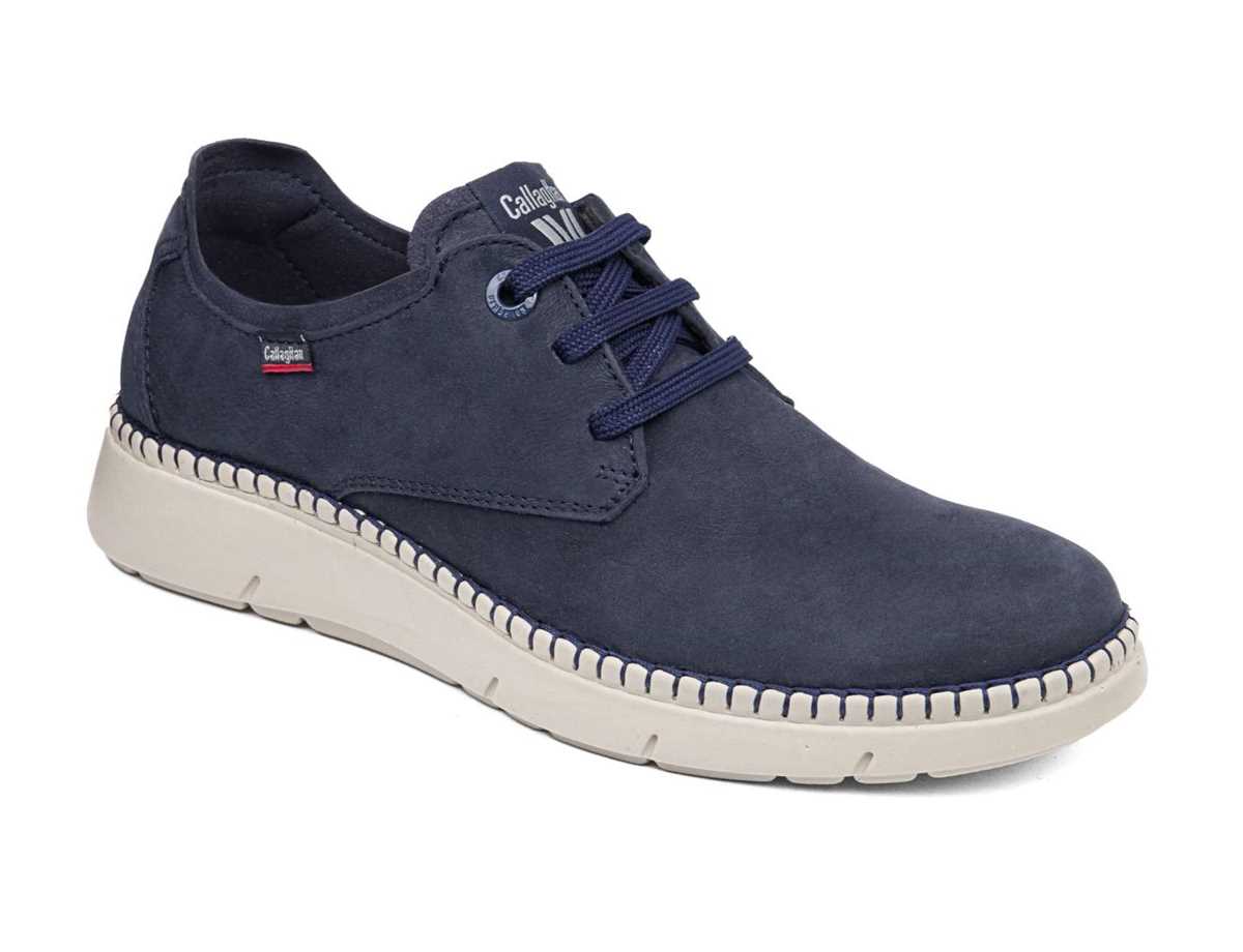 Callaghan 53500 Circular Scarpe Stringate Uomo Blu | KYO6795MT