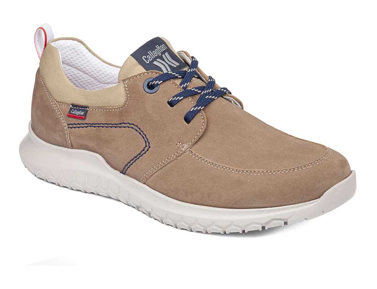 Callaghan 53700 Suv Marine Cro Scarpe Stringate Uomo Beige Blu | OTH2748IC