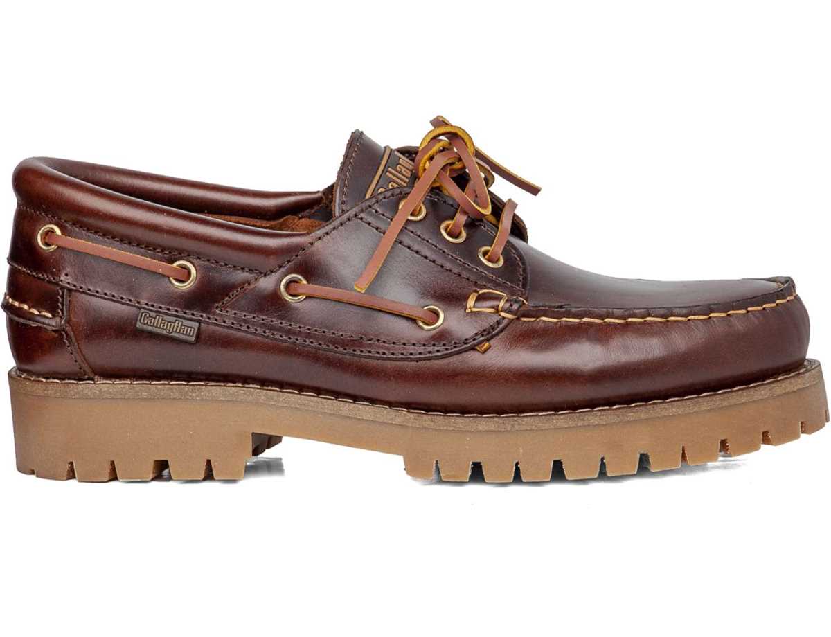 Callaghan 21910 Timber Cro Scarpe Barca Uomo Marroni Scuro | VQO2662LW