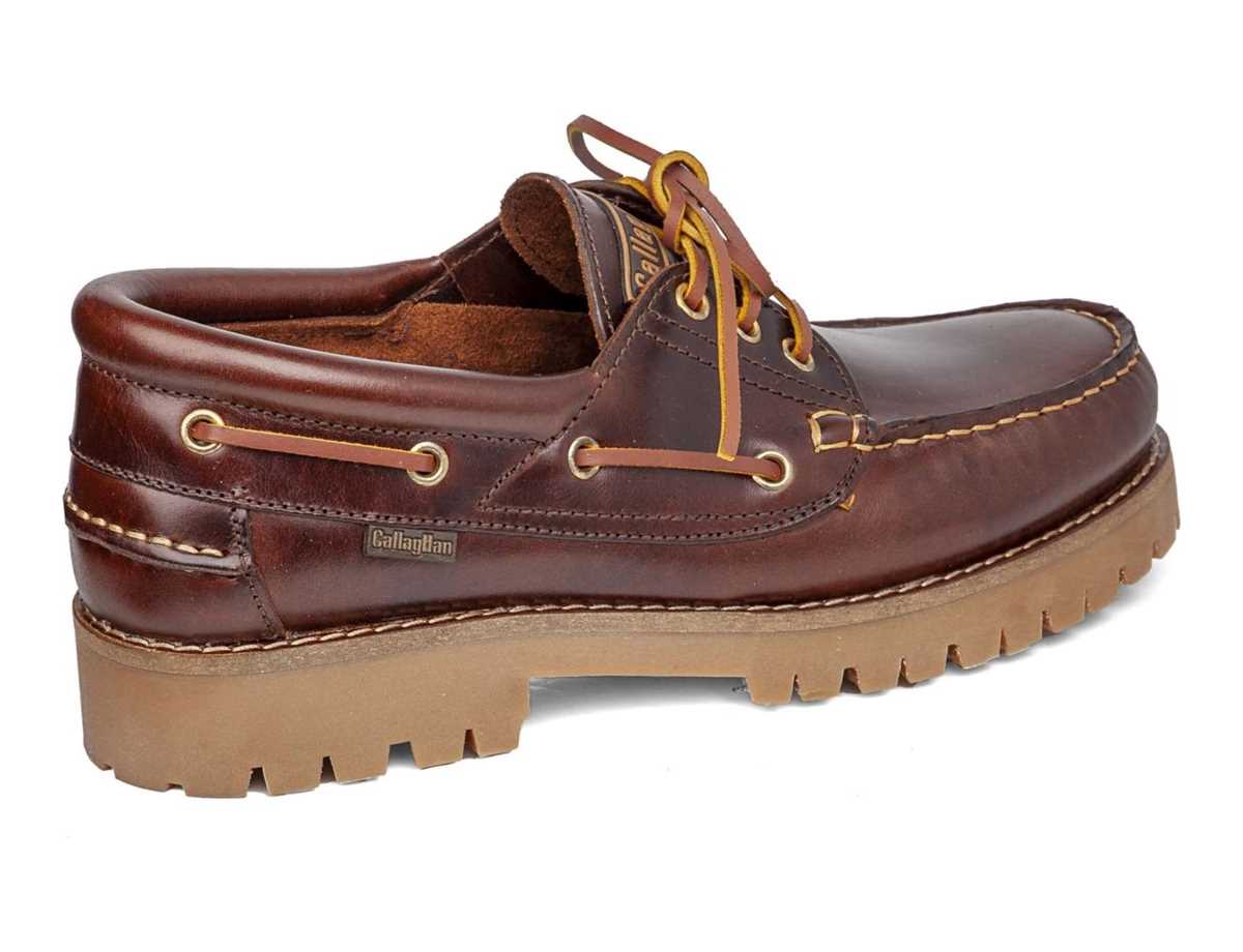 Callaghan 21910 Timber Cro Scarpe Barca Uomo Marroni Scuro | VQO2662LW