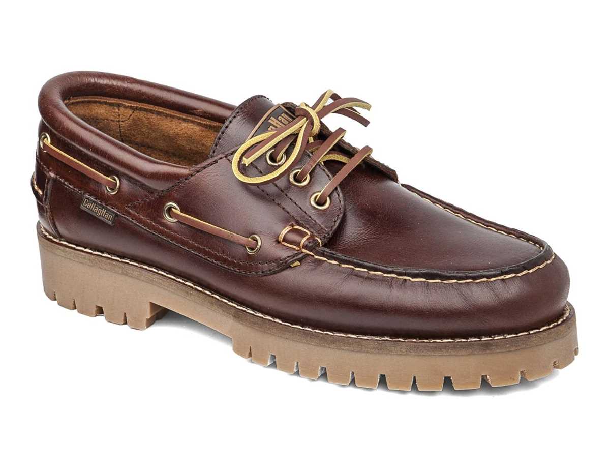 Callaghan 21910 Timber Cro Scarpe Barca Uomo Marroni Scuro | VQO2662LW