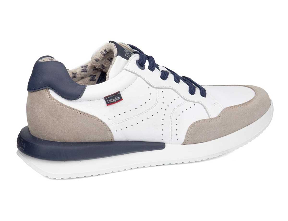 Callaghan 51107 Moses Scarpe Da Ginnastica Uomo Bianche Beige Blu | CXL8488IW