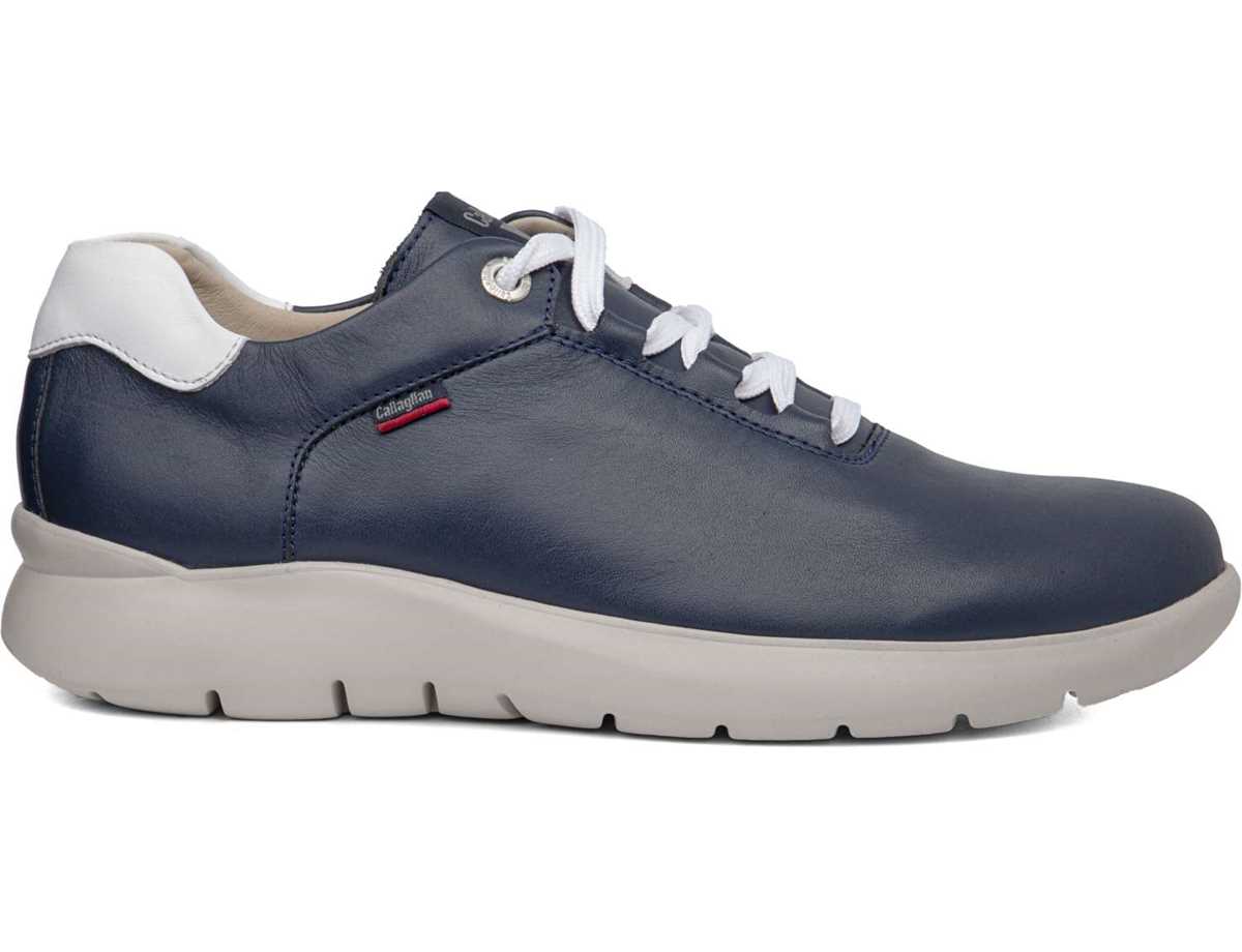 Callaghan 51300 Nuvole Scarpe Da Ginnastica Uomo Blu Bianche | VUR9773VN