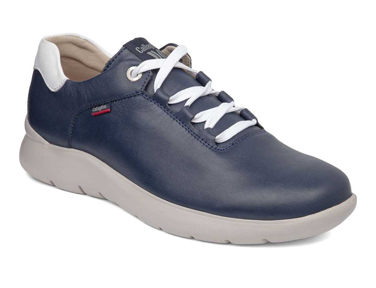 Callaghan 51300 Nuvole Scarpe Da Ginnastica Uomo Blu Bianche | VUR9773VN