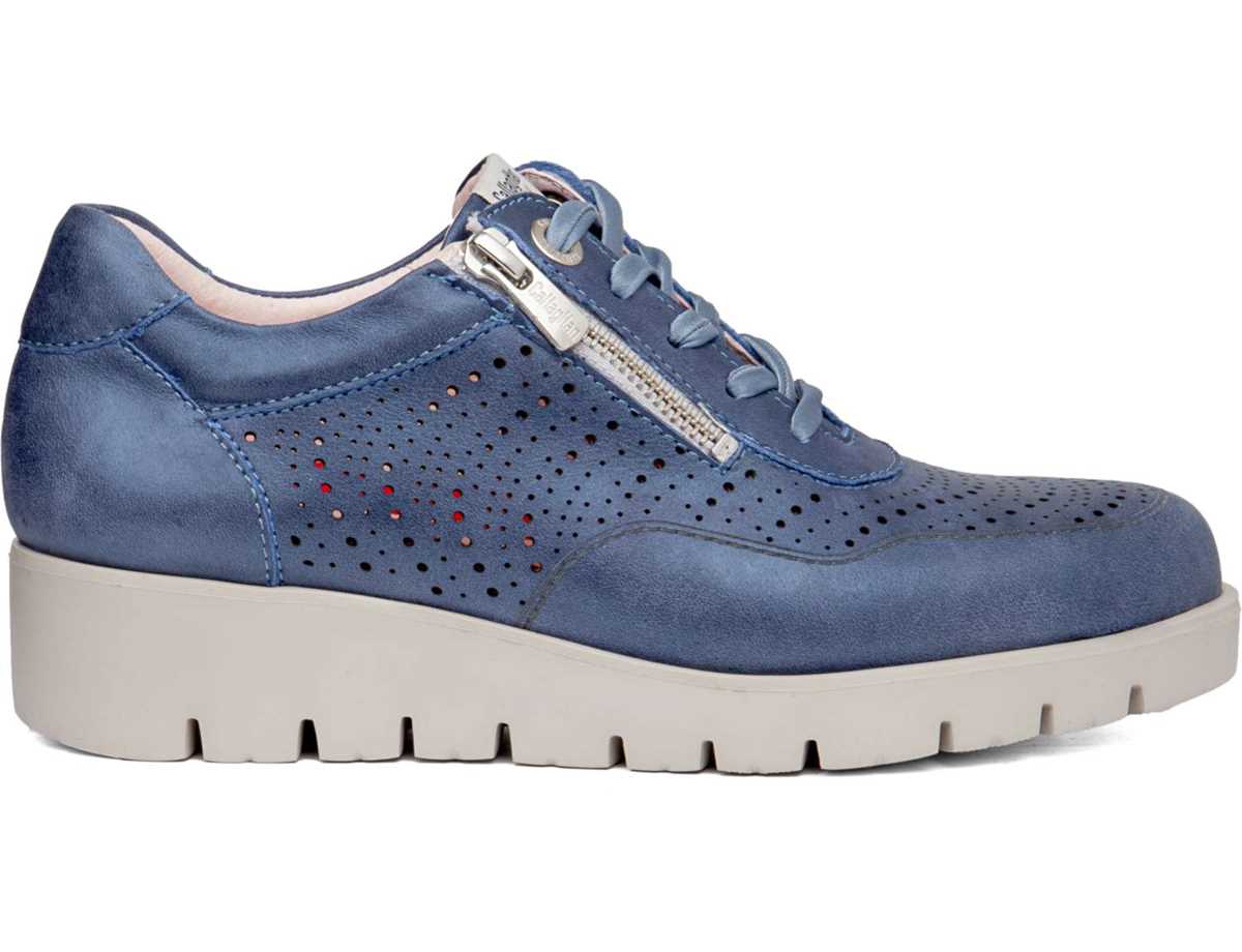 Callaghan 89894 Haman Scarpe da Ginnastica con Plateau Donna Blu Scuro | NWO7857BZ