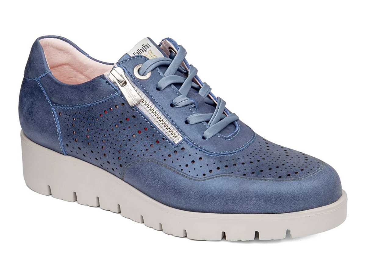 Callaghan 89894 Haman Scarpe da Ginnastica con Plateau Donna Blu Scuro | NWO7857BZ